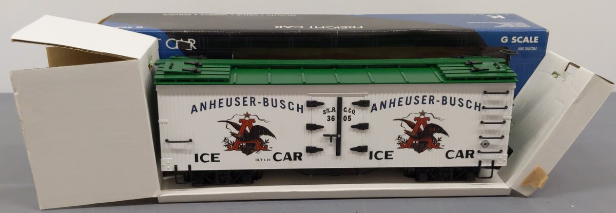 K-Line K923-005 G Scale Anheuser Busch Ice Car #3605 LN/Box