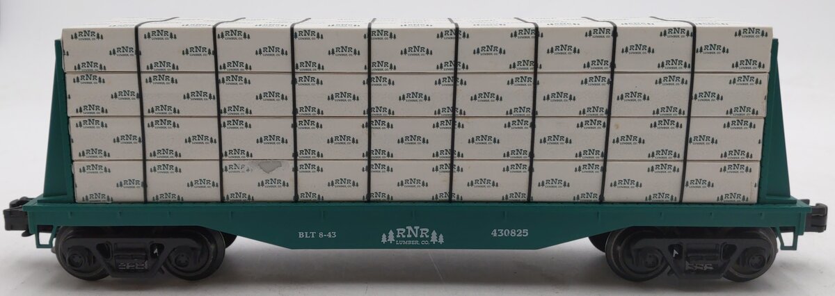 Industrial Rail 7003 O27 RNR Lumber Flatcar With Bulkheads #430825 EX/Box