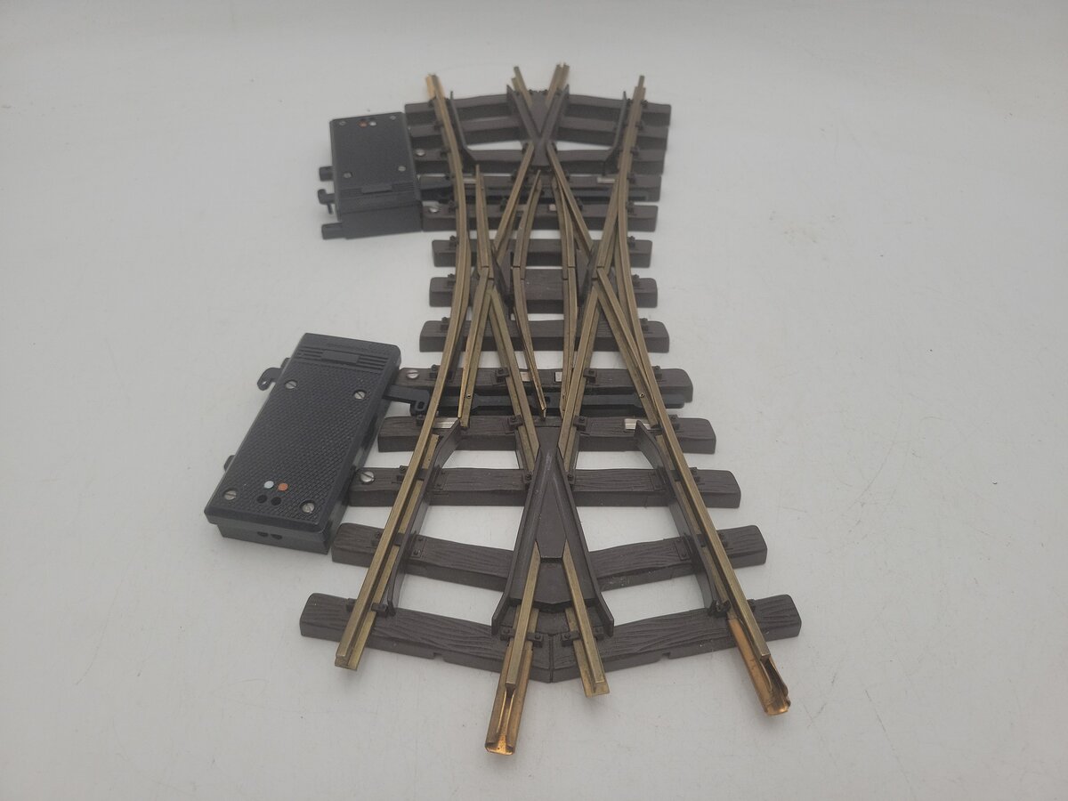 LGB 1226 G Gauge Electric Double Slip Switch Turnout Track with Switch Motor EX/Box