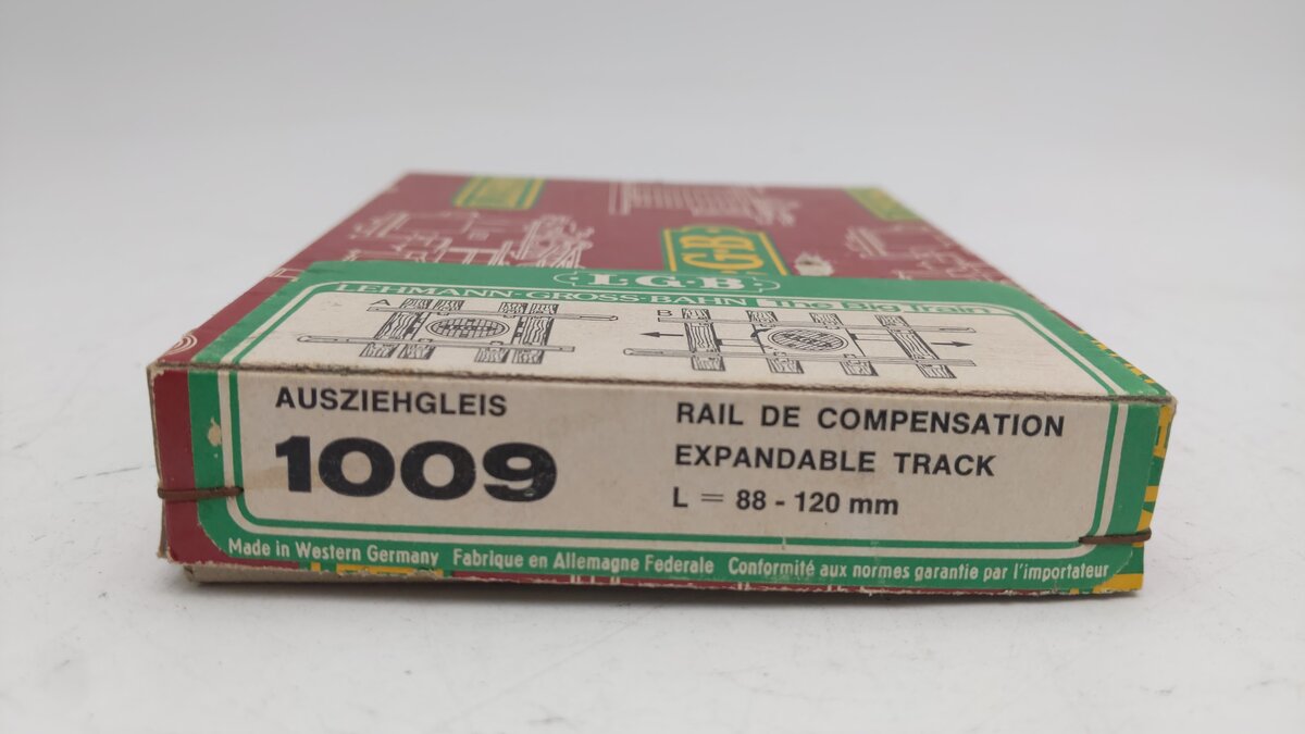 LGB 1009 G Scale Expandable Track L = 88 - 120 mm EX/Box