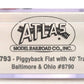 Atlas 37793 N Baltimore & Ohio Piggyback Flat w/ 40' Trailer #8790 LN/Box