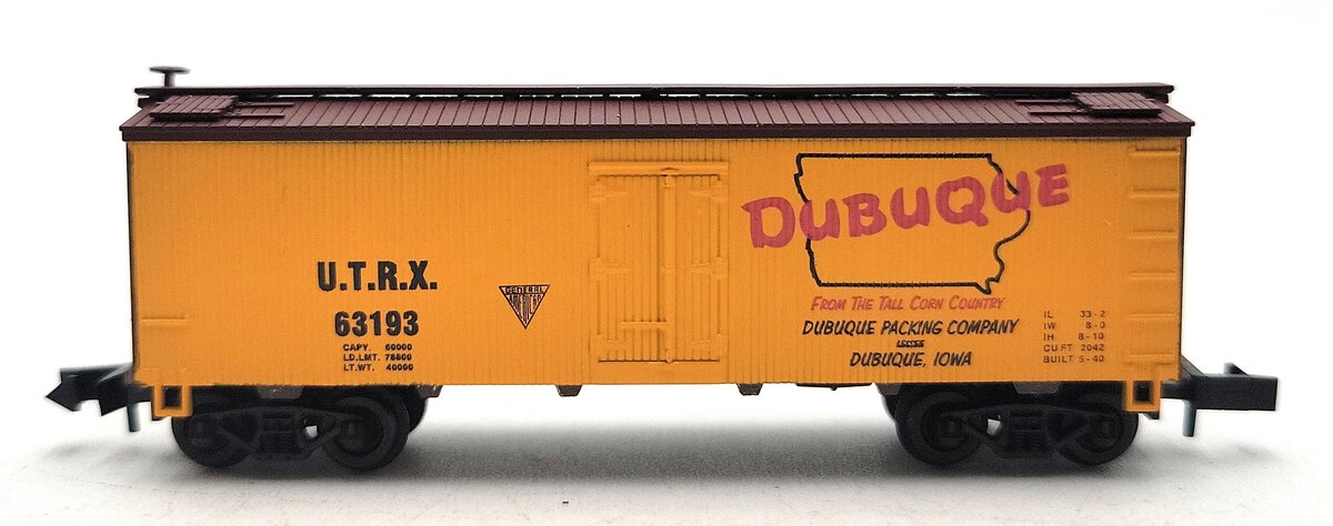 Roundhouse 86803 N Scale Dubuque Packing Co. Meat Reefer #63193 LN/Box