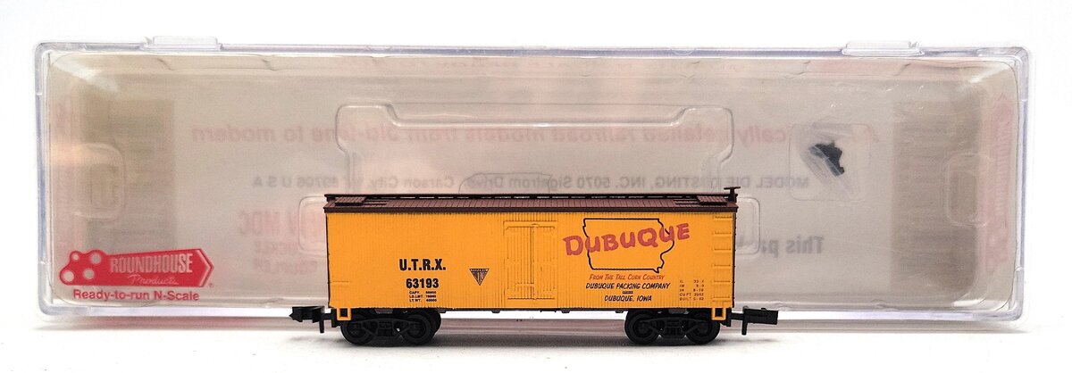 Roundhouse 86803 N Scale Dubuque Packing Co. Meat Reefer #63193 LN/Box