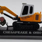 K-Line K511-022 S Gauge Chesapeake & Ohio Flat Car w/ Vehicle LN/Box