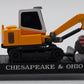K-Line K511-022 S Gauge Chesapeake & Ohio Flat Car w/ Vehicle LN/Box