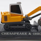 K-Line K511-022 S Gauge Chesapeake & Ohio Flat Car w/ Vehicle #120448 EX/Box