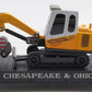 K-Line K511-022 S Gauge Chesapeake & Ohio Flat Car w/ Vehicle #120448 EX/Box