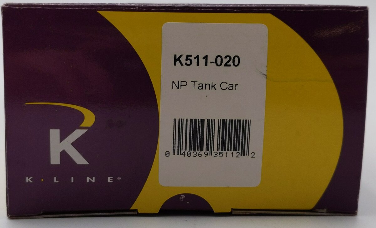 K-Line K511-020 S Scale Northern Pacific Tank Car #65113 EX/Box
