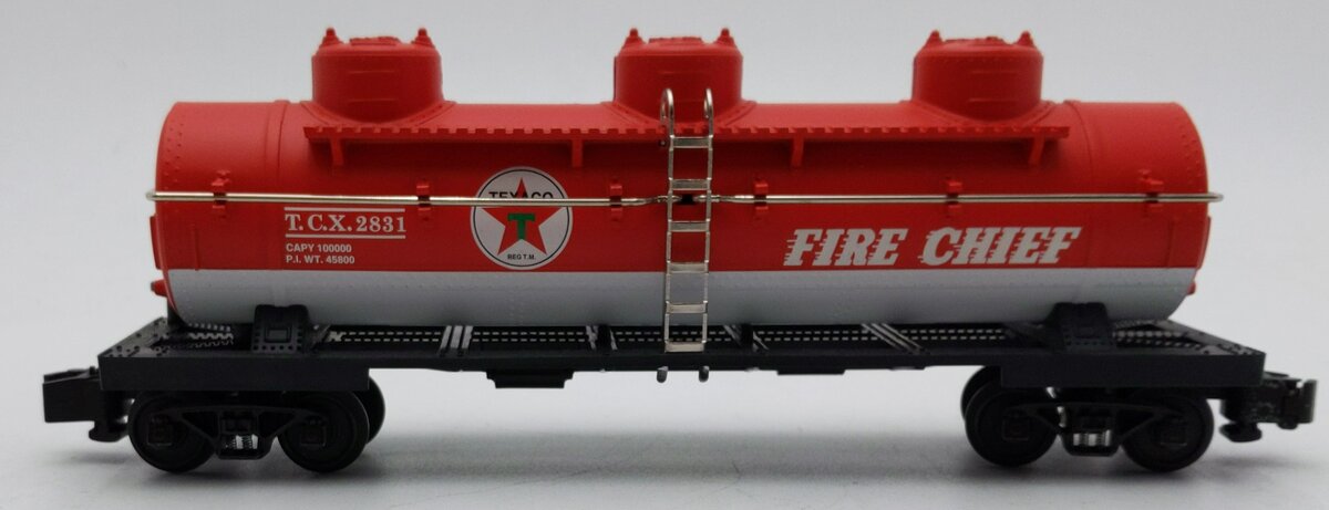 K-Line K511-015 S Gauge Texaco Fire Chief Tank Car #2831 EX/Box