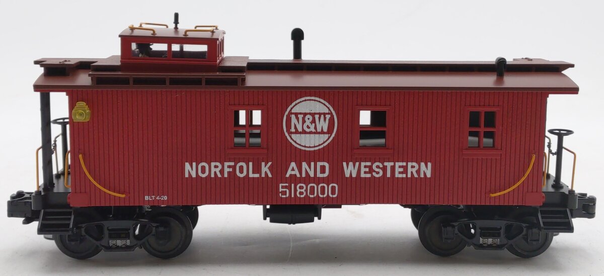 MTH 20-91069 O Gauge N&W Woodsided Caboose #518000 EX/Box