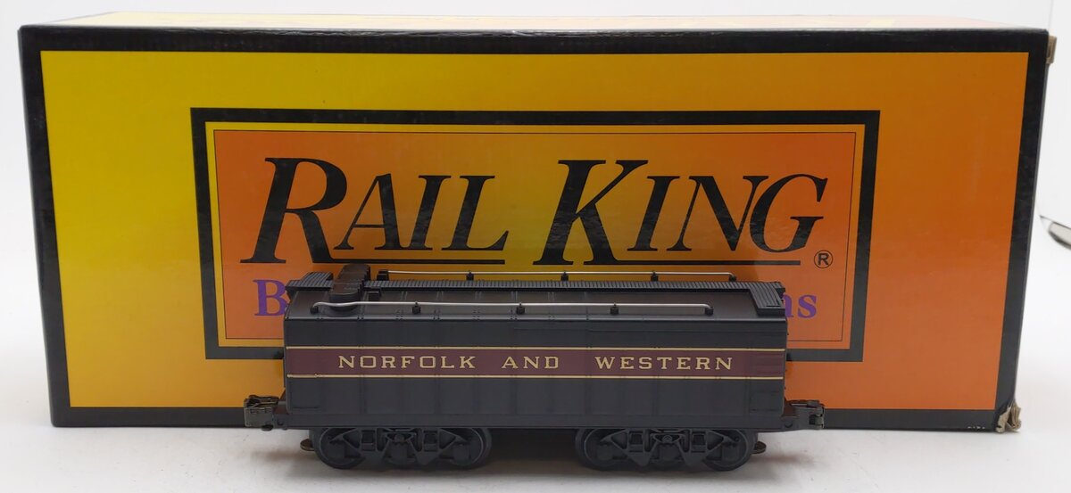 MTH 30-1117 O Gauge Norfolk & Western Non-Powered Auxiliary Tender EX/Box