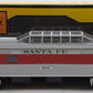 MTH 30-6012 O Gauge Santa Fe Streamlined Vista Dome Car #502 EX/Box