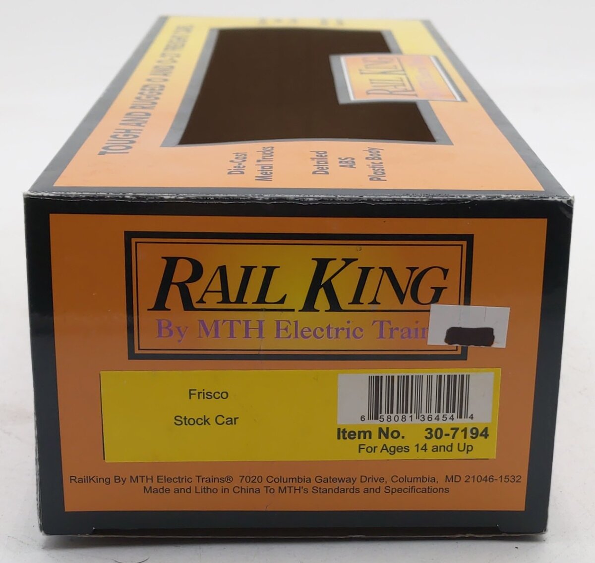 MTH 30-7194 O Gauge Frisco Stock Car #47865 LN/Box