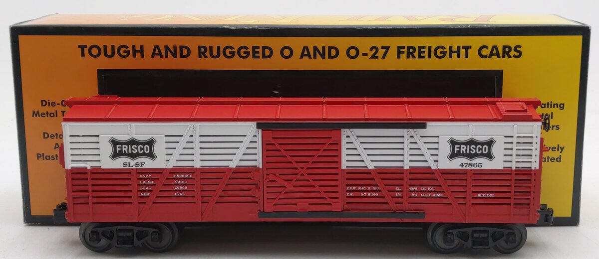 MTH 30-7194 O Gauge Frisco Stock Car #47865 LN/Box