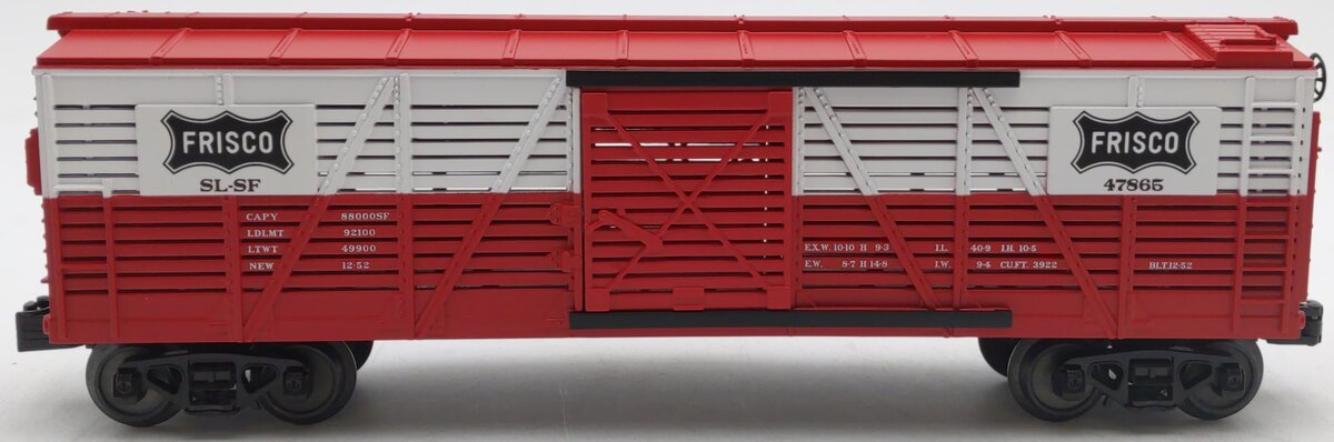 MTH 30-7194 O Gauge Frisco Stock Car #47865 LN/Box