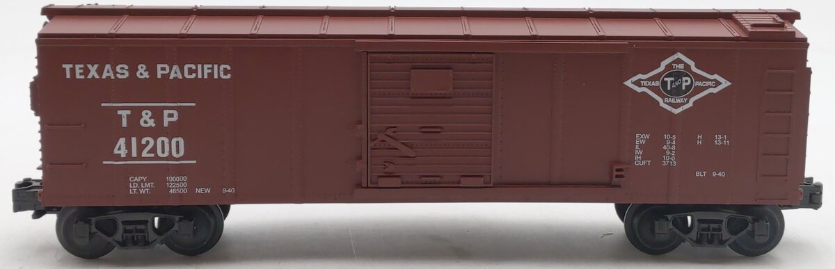 MTH 30-7413 O Texas and Pacific Boxcar #41200 EX/Box