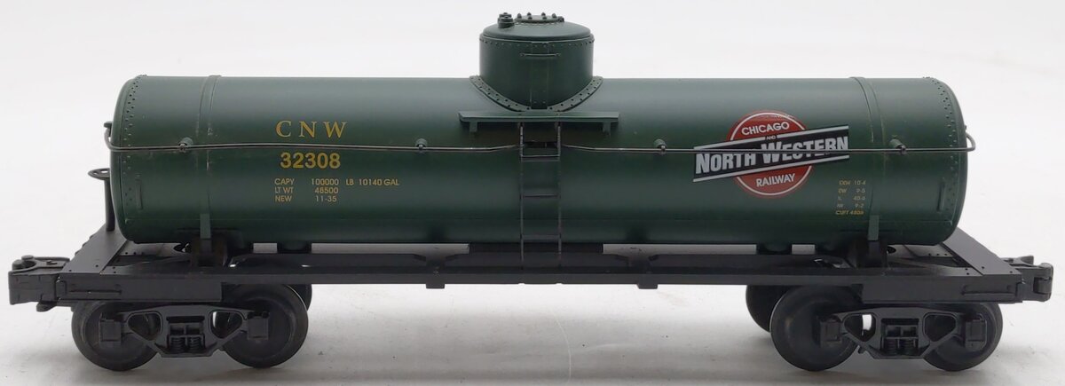 MTH 30-7307 O Gauge Chicago & Northwestern Semi-Scale Tank Car #32308 EX/Box