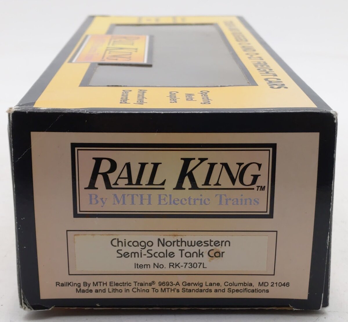 MTH 30-7307 O Gauge Chicago & Northwestern Semi-Scale Tank Car #32308 EX/Box