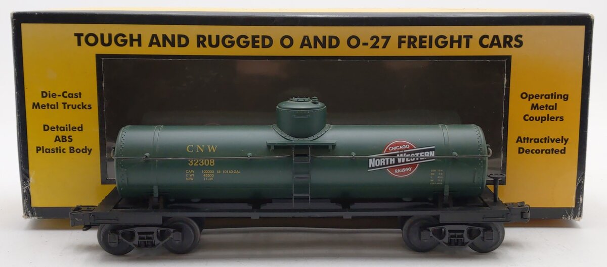 MTH 30-7307 O Gauge Chicago & Northwestern Semi-Scale Tank Car #32308 EX/Box