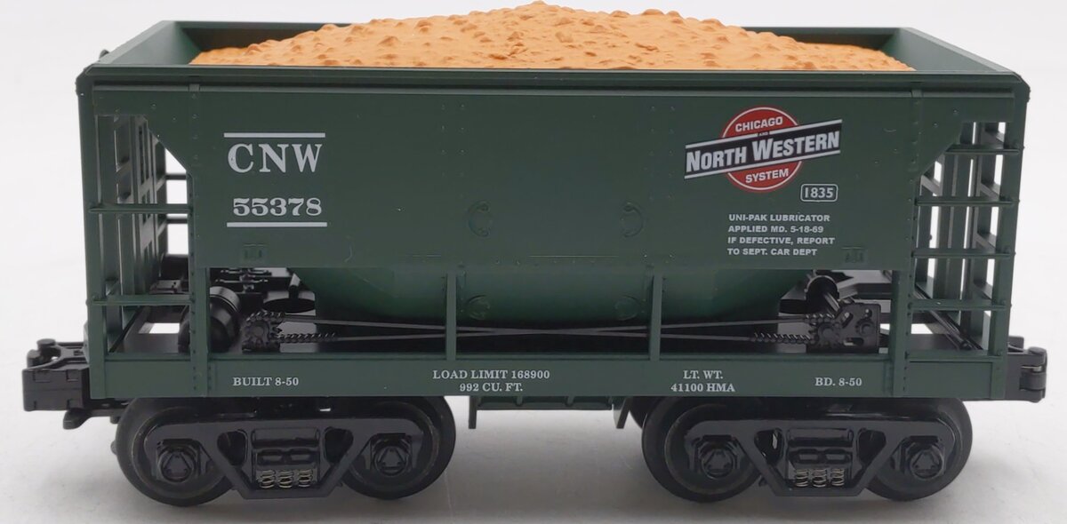 MTH 30-7519 O Gauge Chicago & Northwestern Ore Car w/ Ore Load #55378 EX/Box