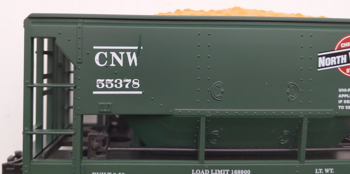 MTH 30-7519 O Gauge Chicago & Northwestern Ore Car w/ Ore Load #55378 EX/Box