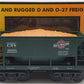 MTH 30-7519 O Gauge Chicago & Northwestern Ore Car w/ Ore Load #55378 EX/Box