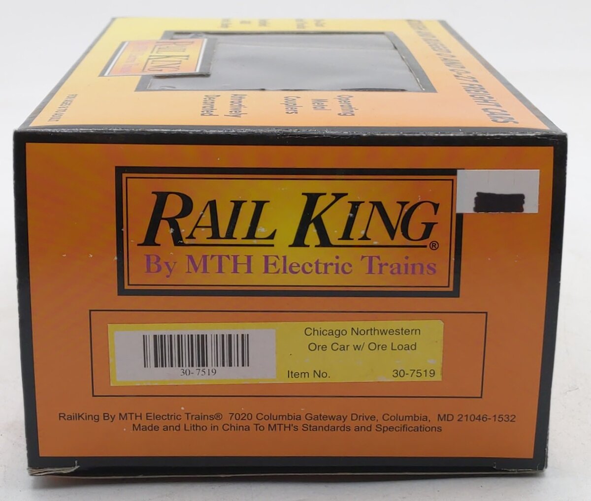 MTH 30-7519 O Gauge Chicago & Northwestern Ore Car w/ Ore Load #55378 EX/Box
