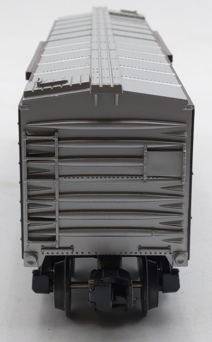 MTH 30-7105 O Gauge Pennsylvania Semi-Scale Brown/Silver Stock Car #128079 EX/Box