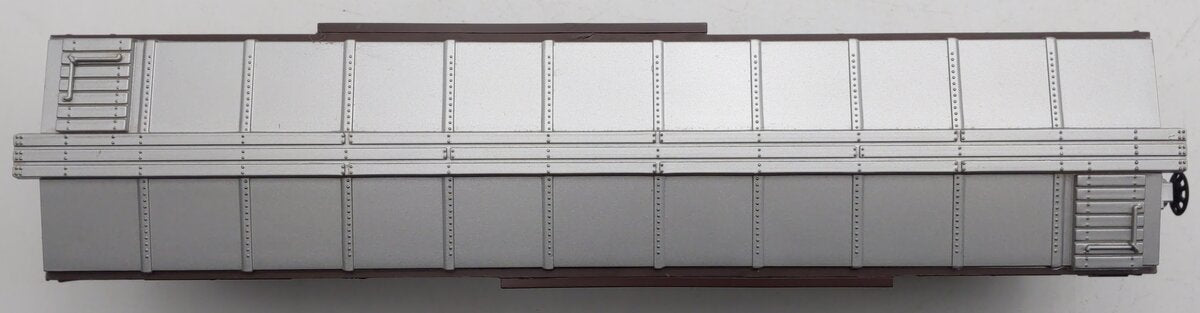 MTH 30-7105 O Gauge Pennsylvania Semi-Scale Brown/Silver Stock Car #128079 EX/Box