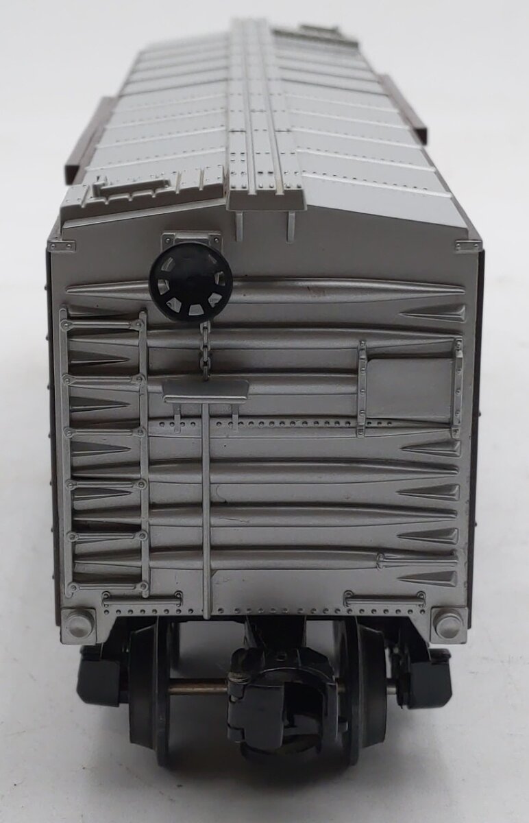 MTH 30-7105 O Gauge Pennsylvania Semi-Scale Brown/Silver Stock Car #128079 EX/Box
