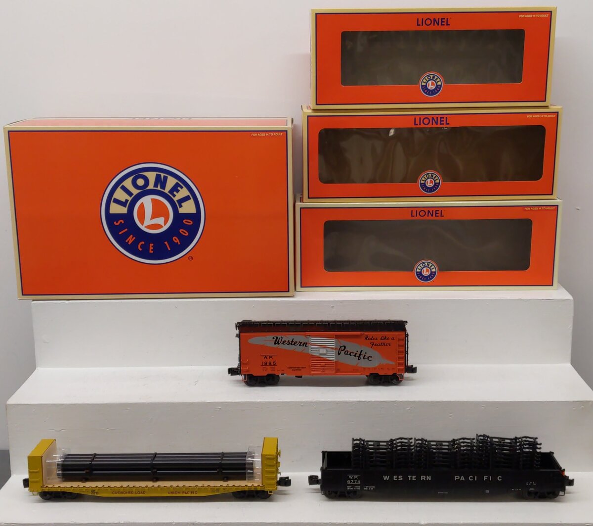 Lionel 6-31796 O Gauge Feather Route Regional Freight 3-Pack LN/Box