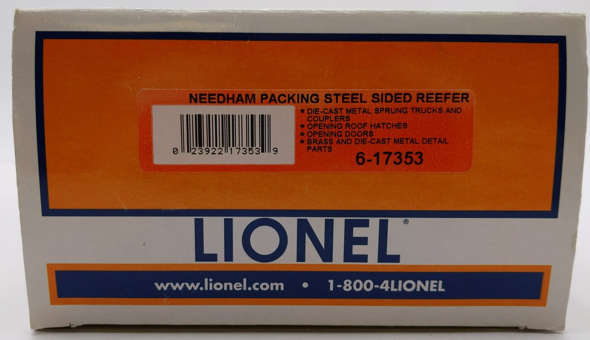 Lionel 6-17353 O Gauge Needham Packing Reefer #60507 LN/Box