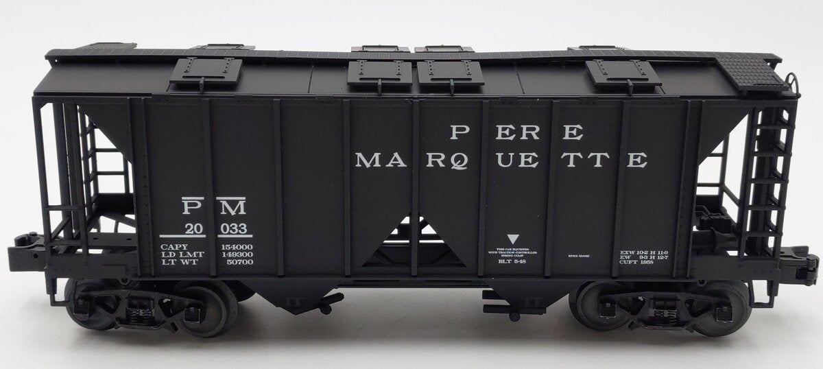 Lionel 318034 O Pere Marquette AC-2 Covered Hopper #20033 LN/Box