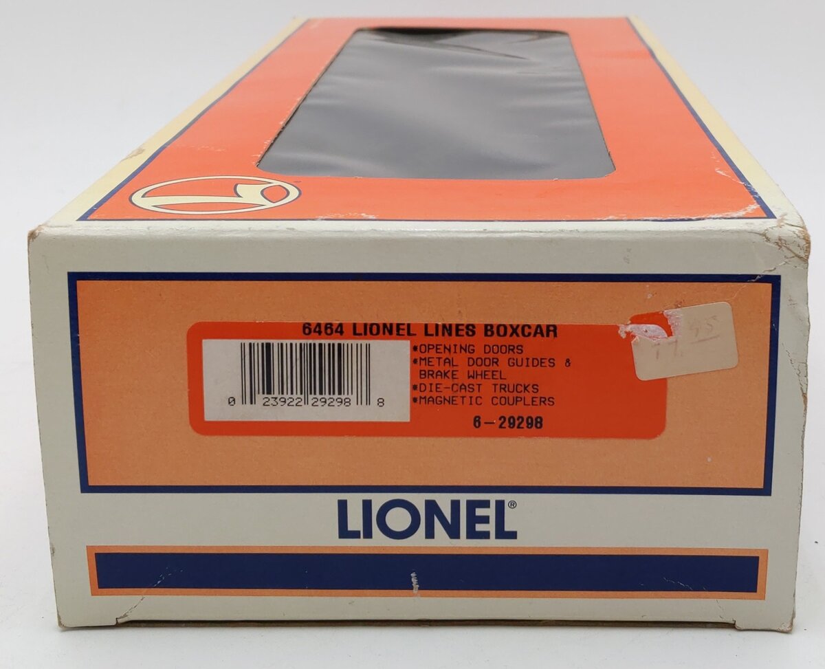 Lionel 6-29298 O Gauge Lionel Lines Boxcar #6464-2000 LN/Box