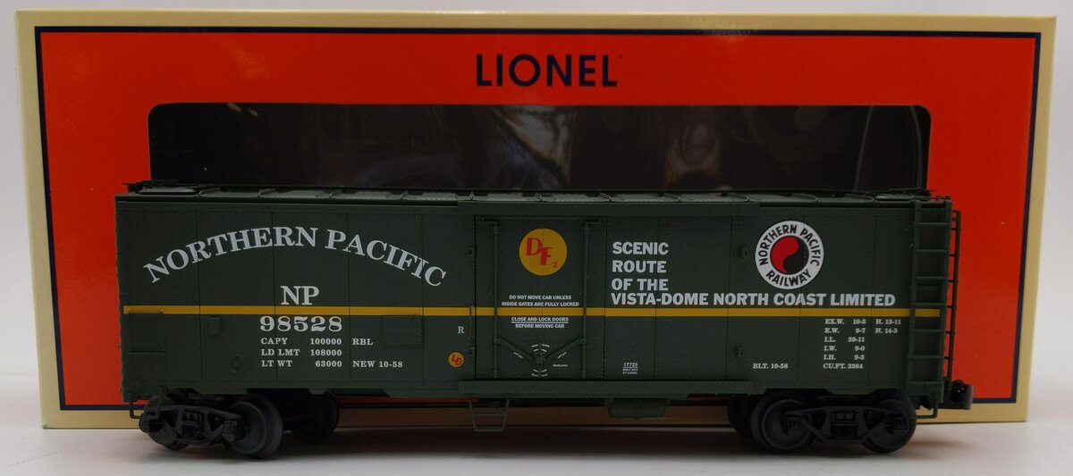 Lionel 6-17725 O Gauge Northern Pacific Steel-Sided Reefer LN/Box