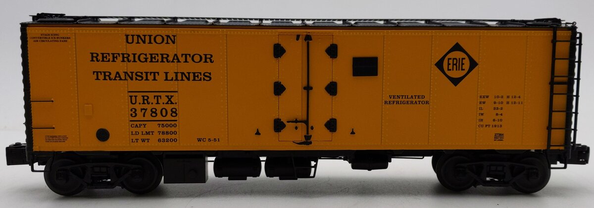 Lionel 6-27364 O Erie URTX Steel-Sided Reefer #37808 LN/Box