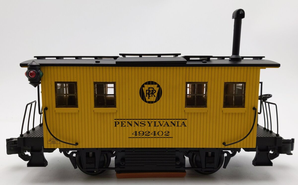 Aristo-Craft ART46951 G Scale Pennsylvania Track Cleaning Caboose #492402 EX/Box