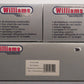 Williams 43049 O Gauge Pennsylvania 60 Ft. Streamline Passenger Car 2-Pack LN/Box