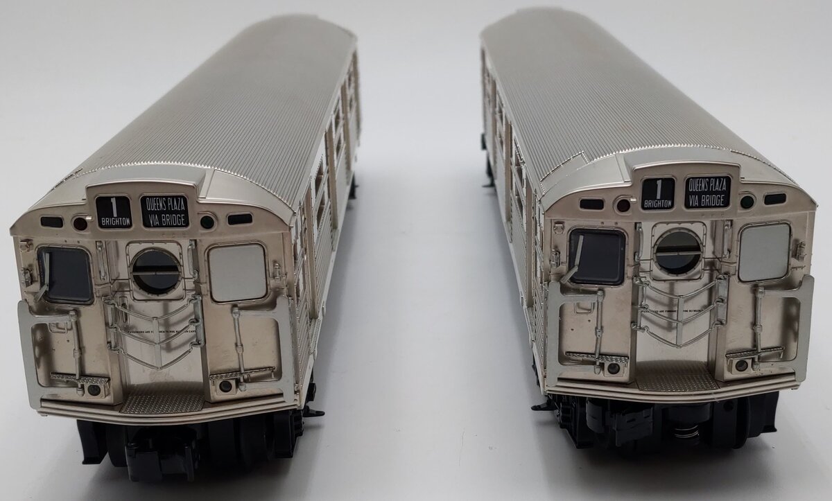 MTH 20-2933-3 O MTA Non-Powered R-11 Subway Set Add-On (Set of 2) LN/Box