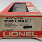 Lionel 2359 Vintage O Boston & Maine GP-9 Diesel Locomotive VG/Box