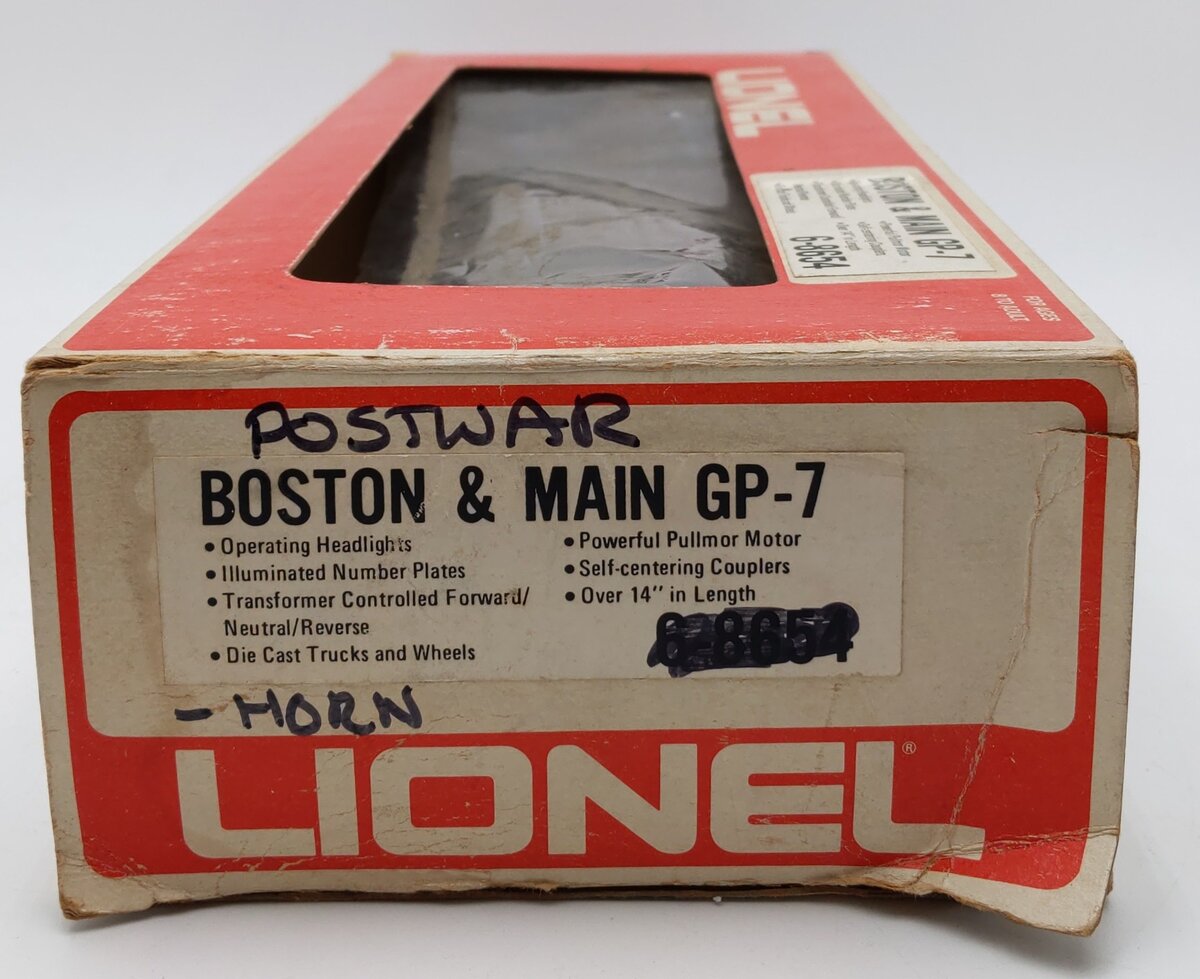 Lionel 2359 Vintage O Boston & Maine GP-9 Diesel Locomotive VG/Box