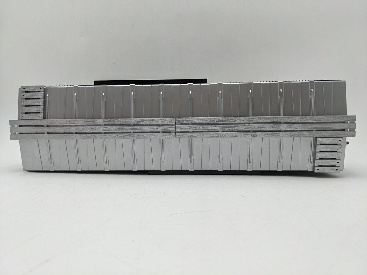 USA Trains R19043B G Burlington Simulated Steel Box Car (Black/Silver) #30707 EX/Box