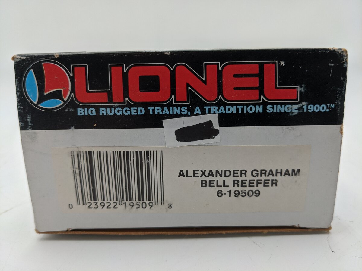 Lionel 6-19509 O Gauge Alexander Graham Bell Reefer EX/Box