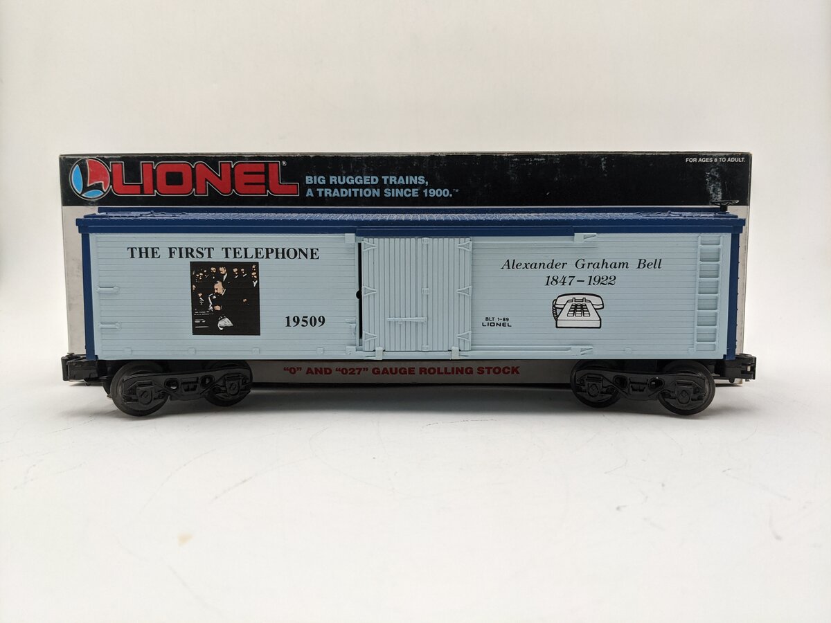 Lionel 6-19509 O Gauge Alexander Graham Bell Reefer EX/Box