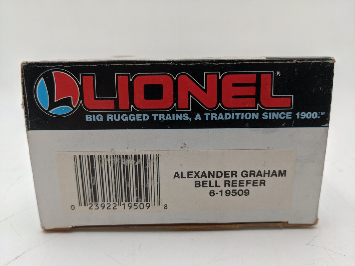 Lionel 6-19509 O Gauge Alexander Graham Bell Reefer EX/Box