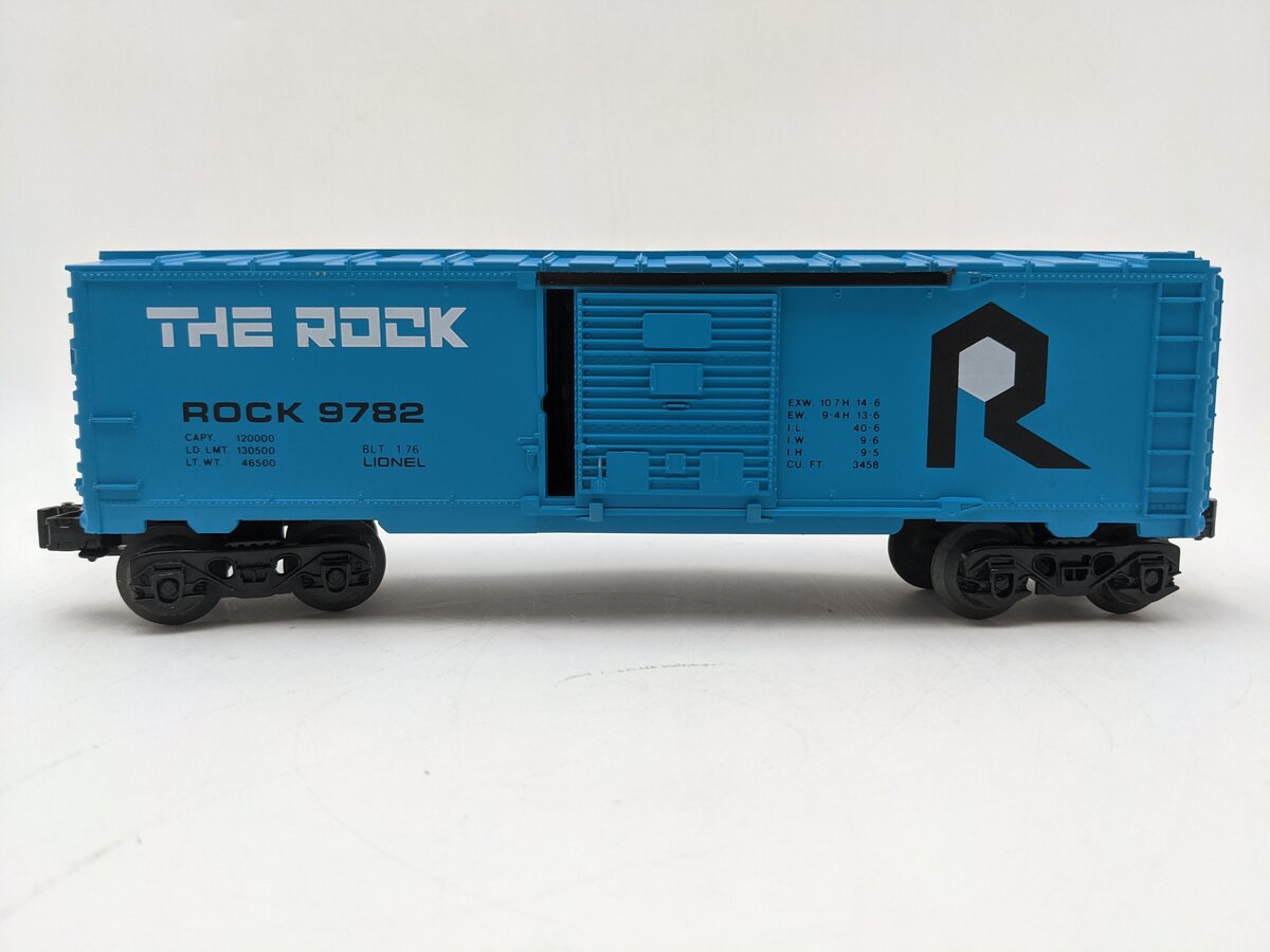 Lionel 6-9782 O Gauge The Rock Boxcar VG/Box