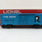 Lionel 6-9782 O Gauge The Rock Boxcar VG/Box