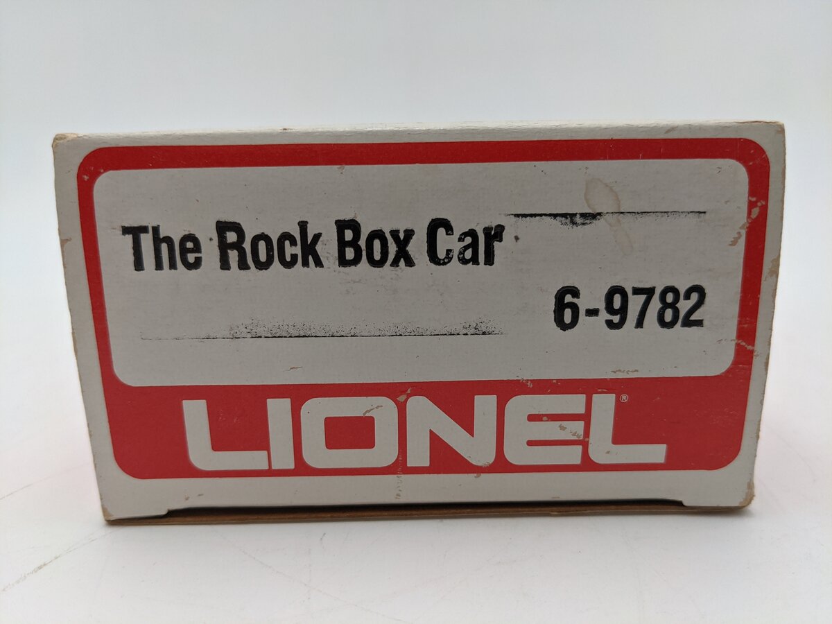 Lionel 6-9782 O Gauge The Rock Boxcar VG/Box
