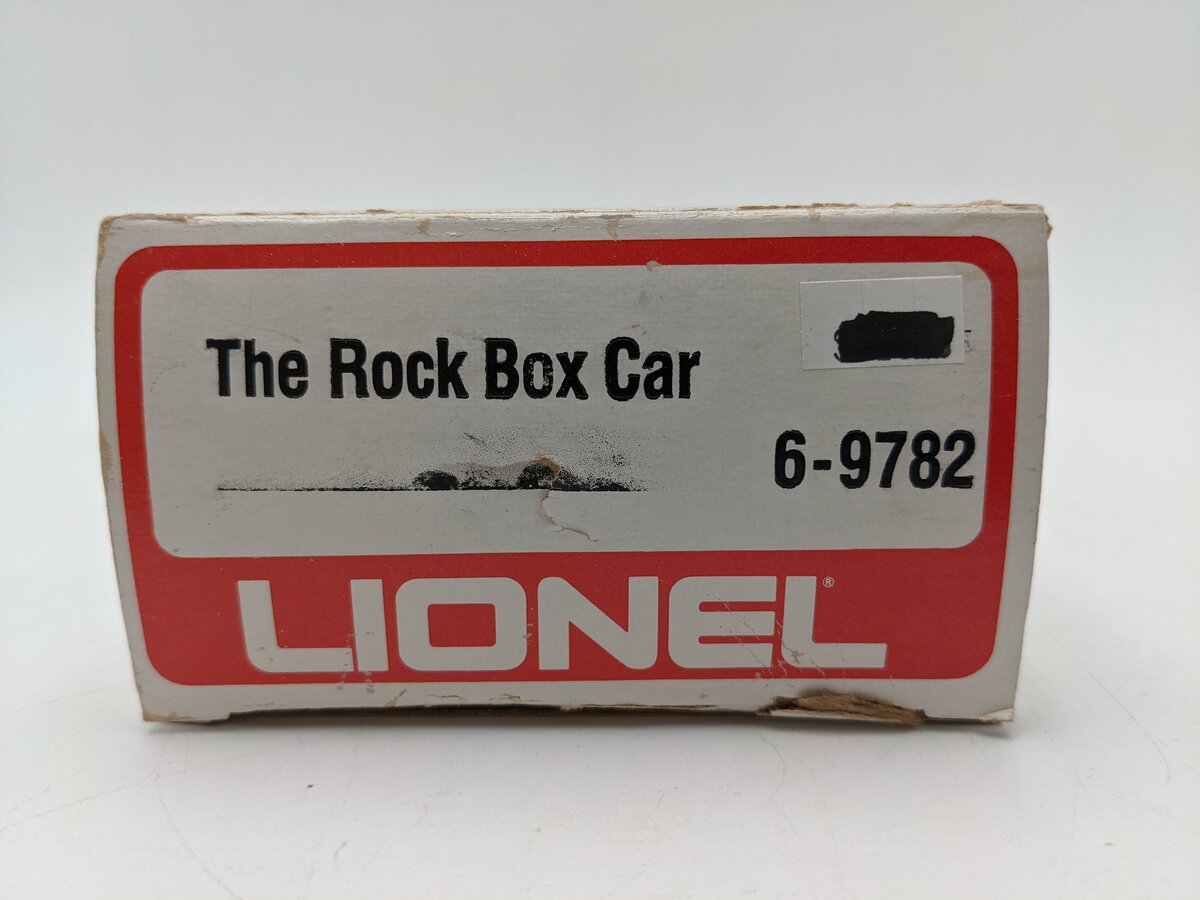 Lionel 6-9782 O Gauge The Rock Boxcar VG/Box