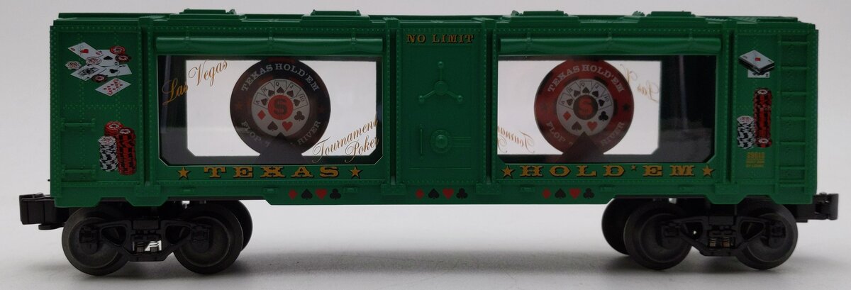 Lionel 6-29612 O Gauge Las Vegas Poker Chip Car LN/Box